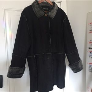 Black winter coat